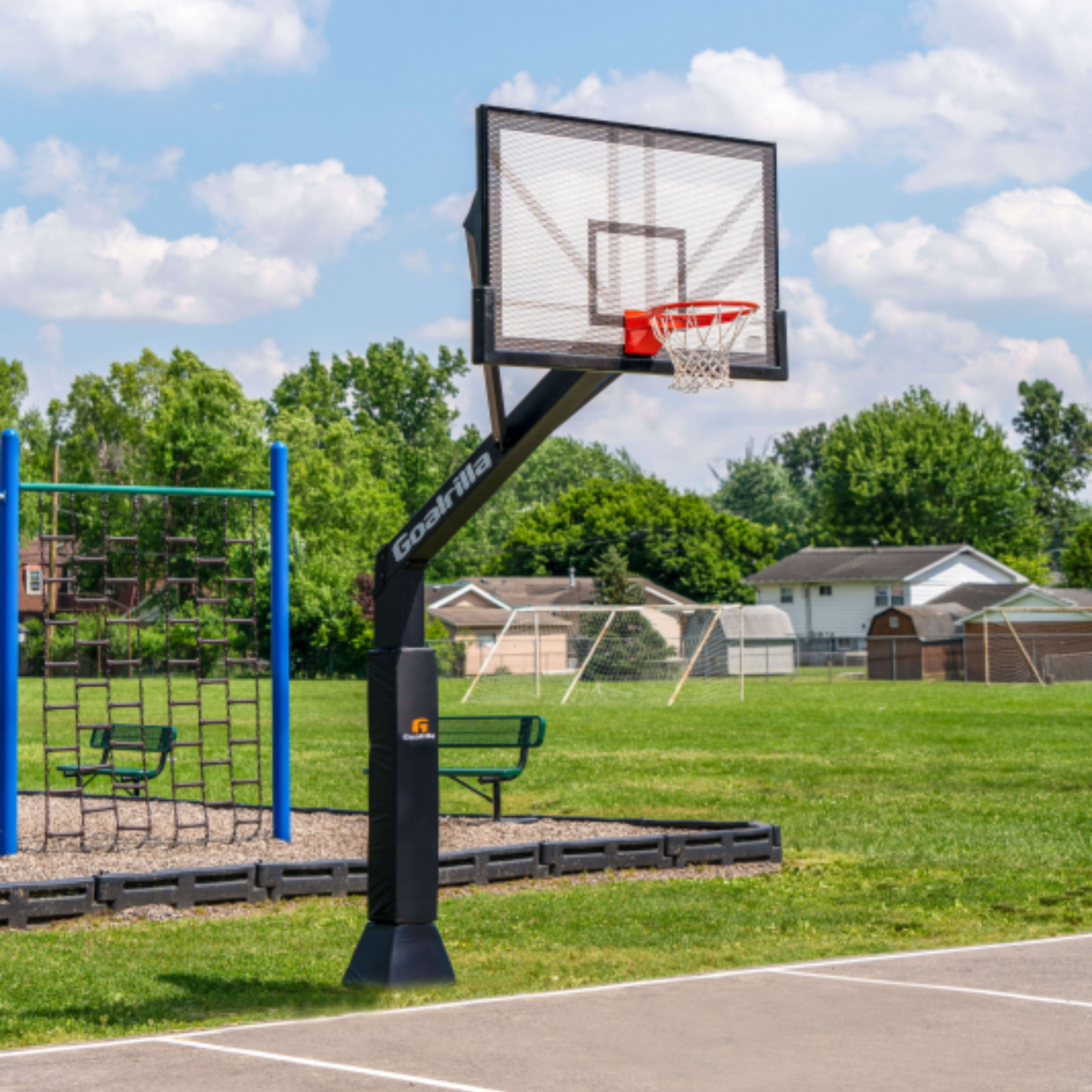 Goalrilla FH72 Fixed Height Professionele Basketbalpaal (Inground) - Gratis Mikasa bal