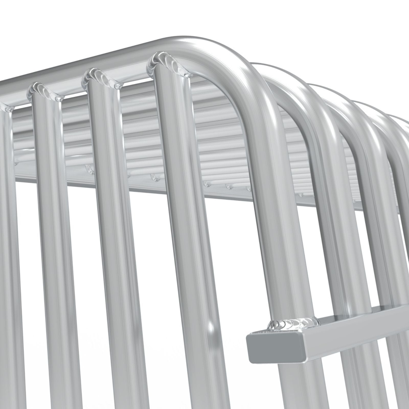 Groot anti-vandalisme aluminium voetbaldoel - Alusport AA300 - 3 x 2 m