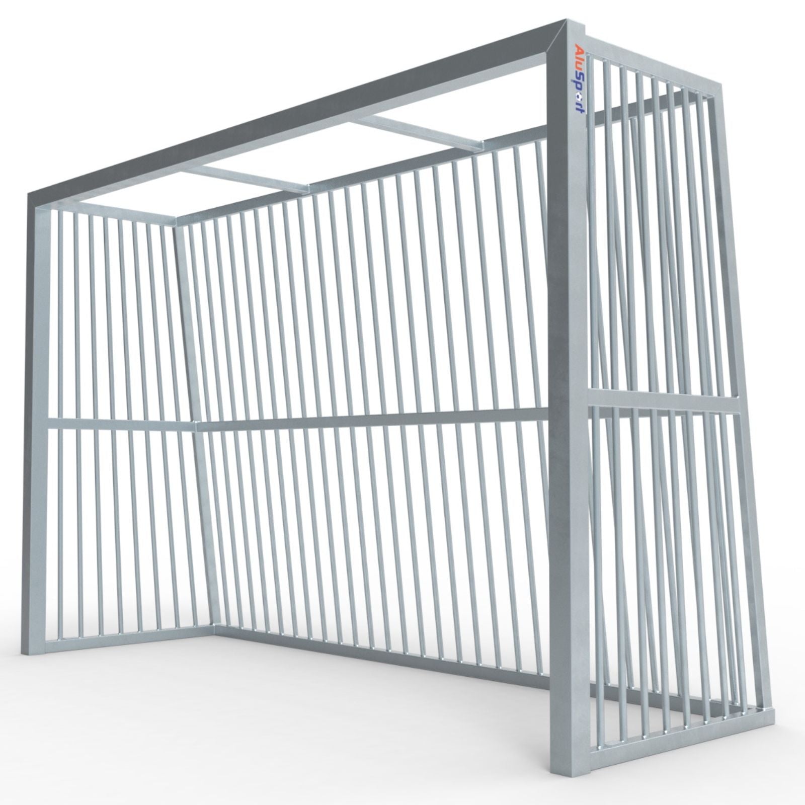 Groot anti-vandalisme stalen voetbaldoel - Alusport AS300 - 3 x 2 m