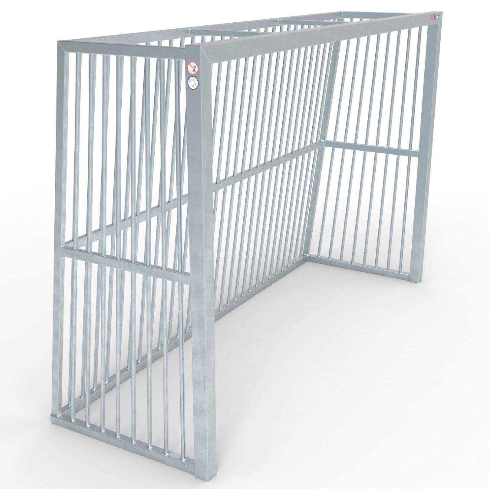 Groot anti-vandalisme stalen voetbaldoel - Alusport AS300 - 3 x 2 m