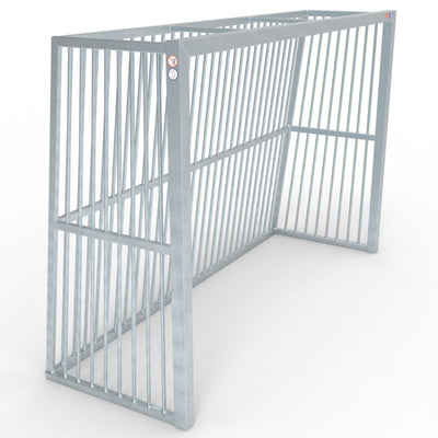 Groot anti-vandalisme stalen voetbaldoel - Alusport AS300 - 3 x 2 m