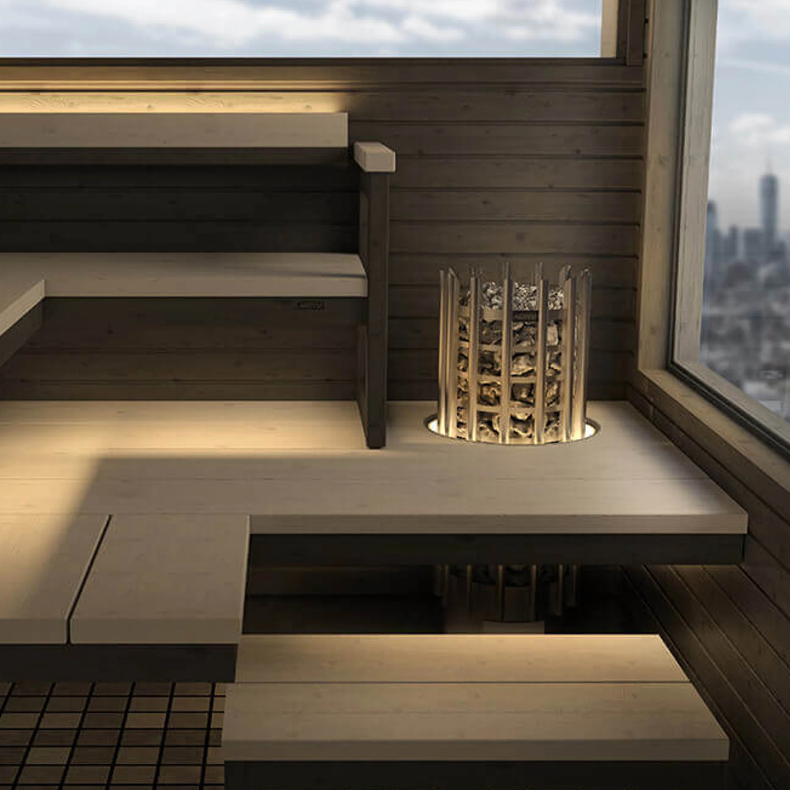 Harvia sauna Glow Corner TC90 9 kW