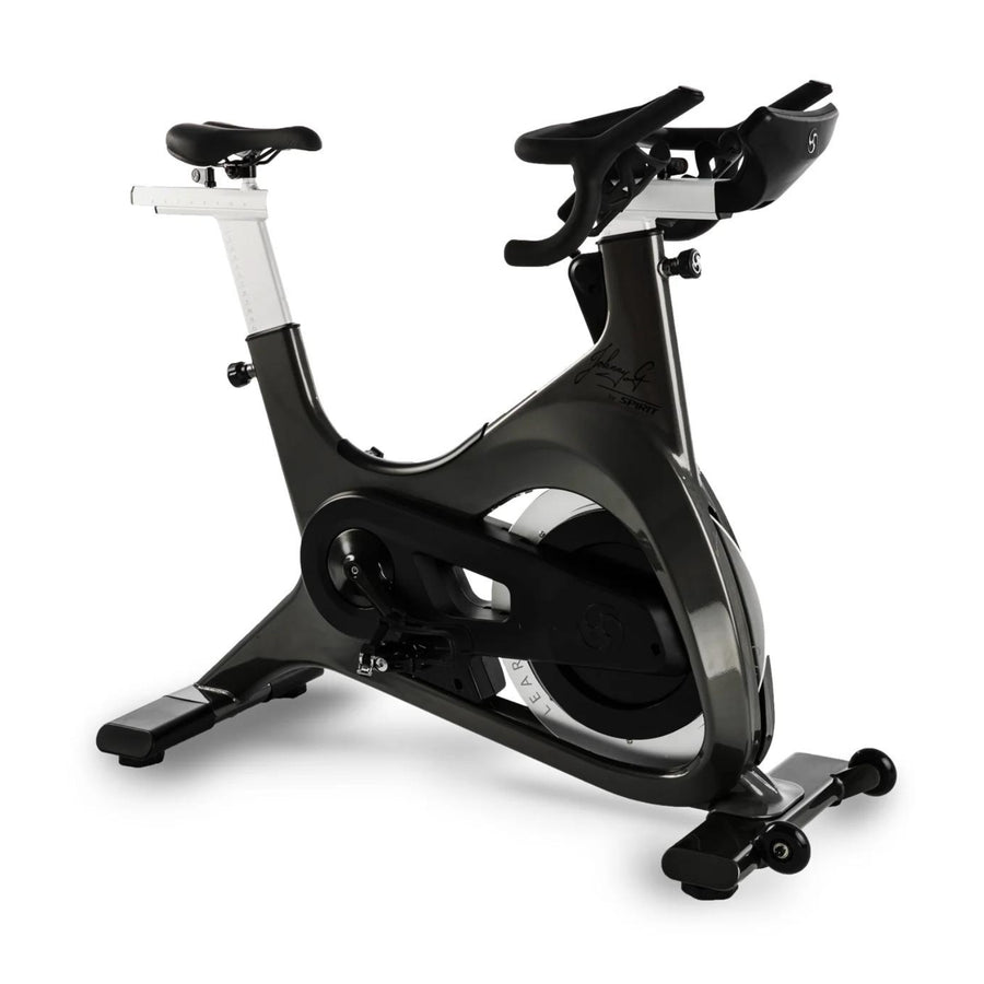 Vélo de spinning professionnel Spirit Fitness « Johnny G » JB950 - Montage à domicile gratuit + mois gratuit de CycleMasters®