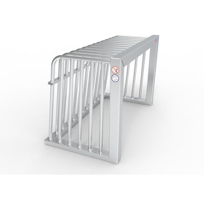 Klein anti-vandalisme aluminium voetbaldoel - Alusport AA120 - 1.2 x 0.8 m