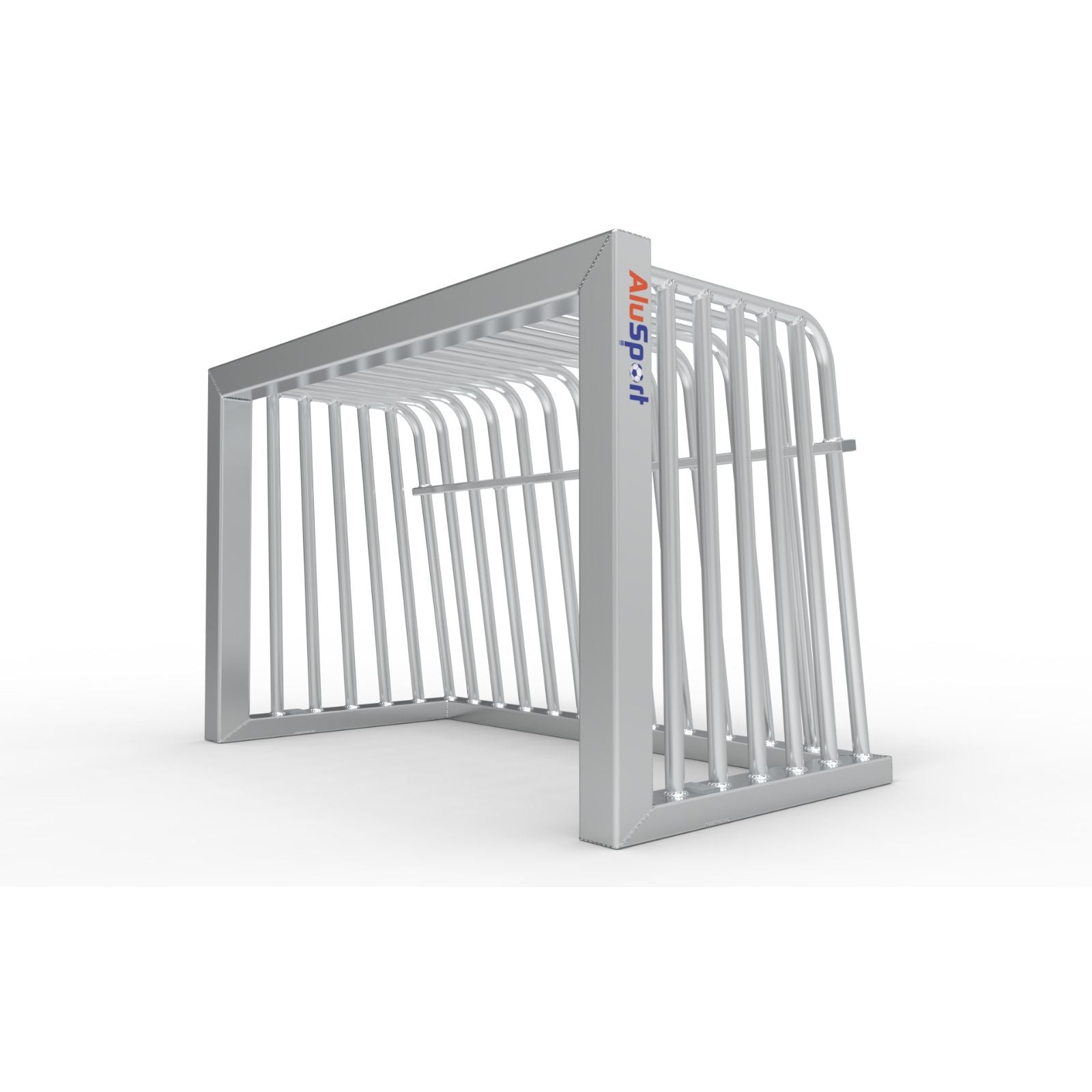 Klein anti-vandalisme aluminium voetbaldoel - Alusport AA120 - 1.2 x 0.8 m