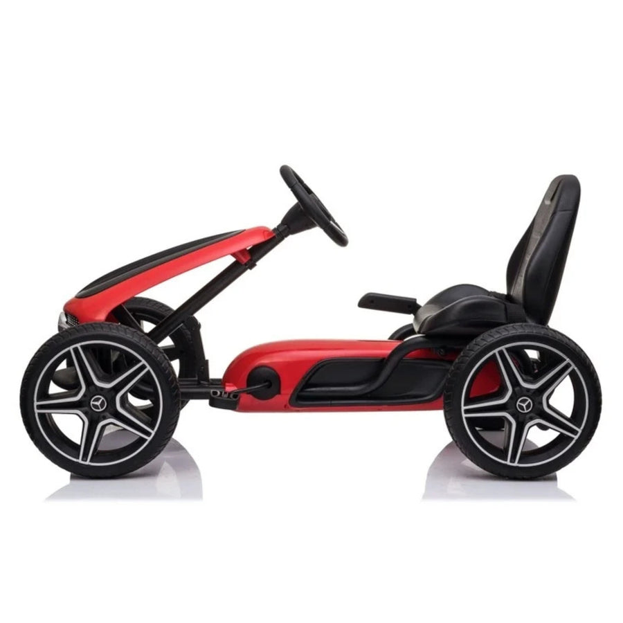 Kart Mercedes-Benz rouge - Pour les enfants de 4 à 8 ans et de 30 kg maximum