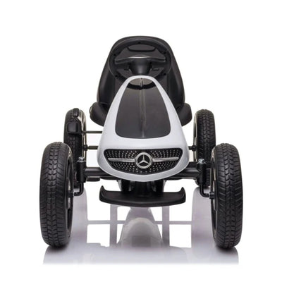 Witte Mercedes-Benz skelter - Voor kinderen 4 - 8 jaar en max. 30 kg