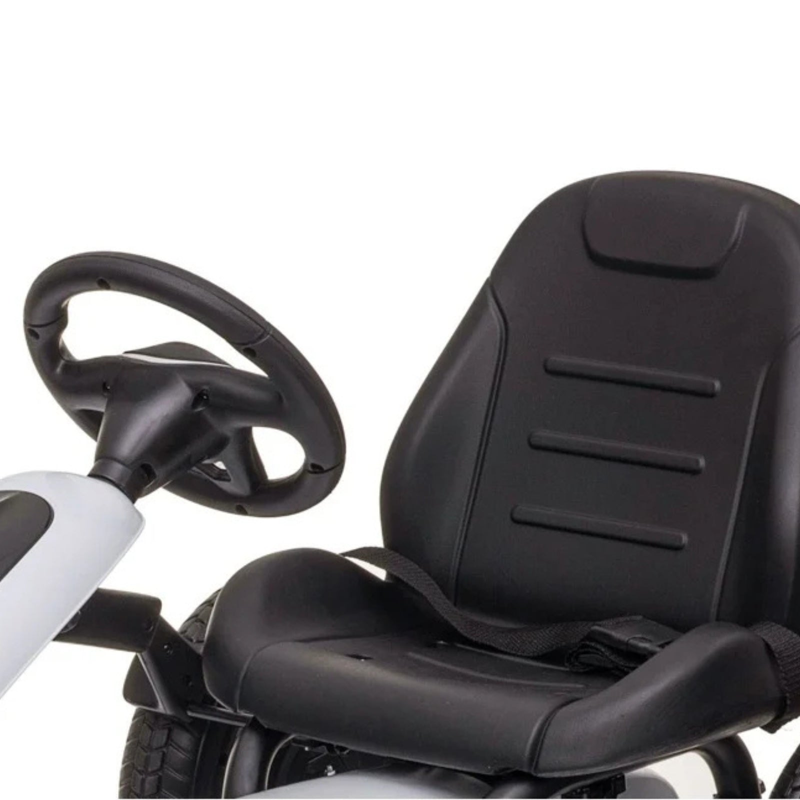 Witte Mercedes-Benz skelter - Voor kinderen 4 - 8 jaar en max. 30 kg