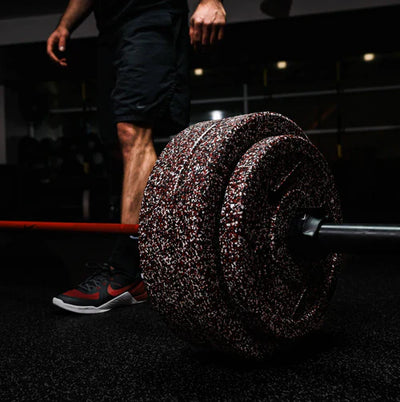 Nike Strength Grind Bumper Plates Set - Crimson Clay