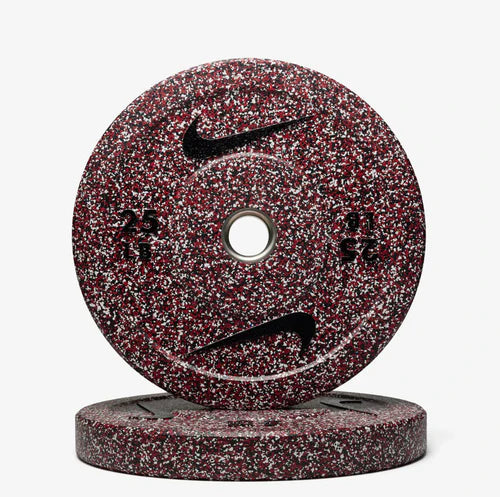 Nike Strength Grind Bumper Plates Set - Crimson Clay