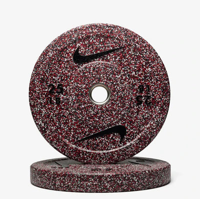 Nike Strength Grind Bumper Plates Set - Crimson Clay