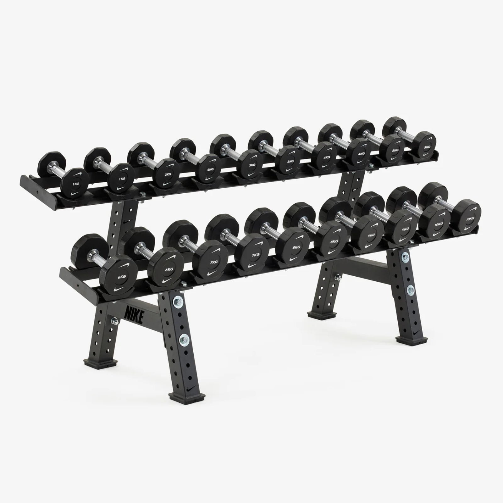 Nike Strength Pro Urethane Dumbbells - Zwart - Verkocht per paar