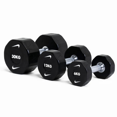 Nike Strength Pro Urethane Dumbbells - Zwart - Verkocht per paar