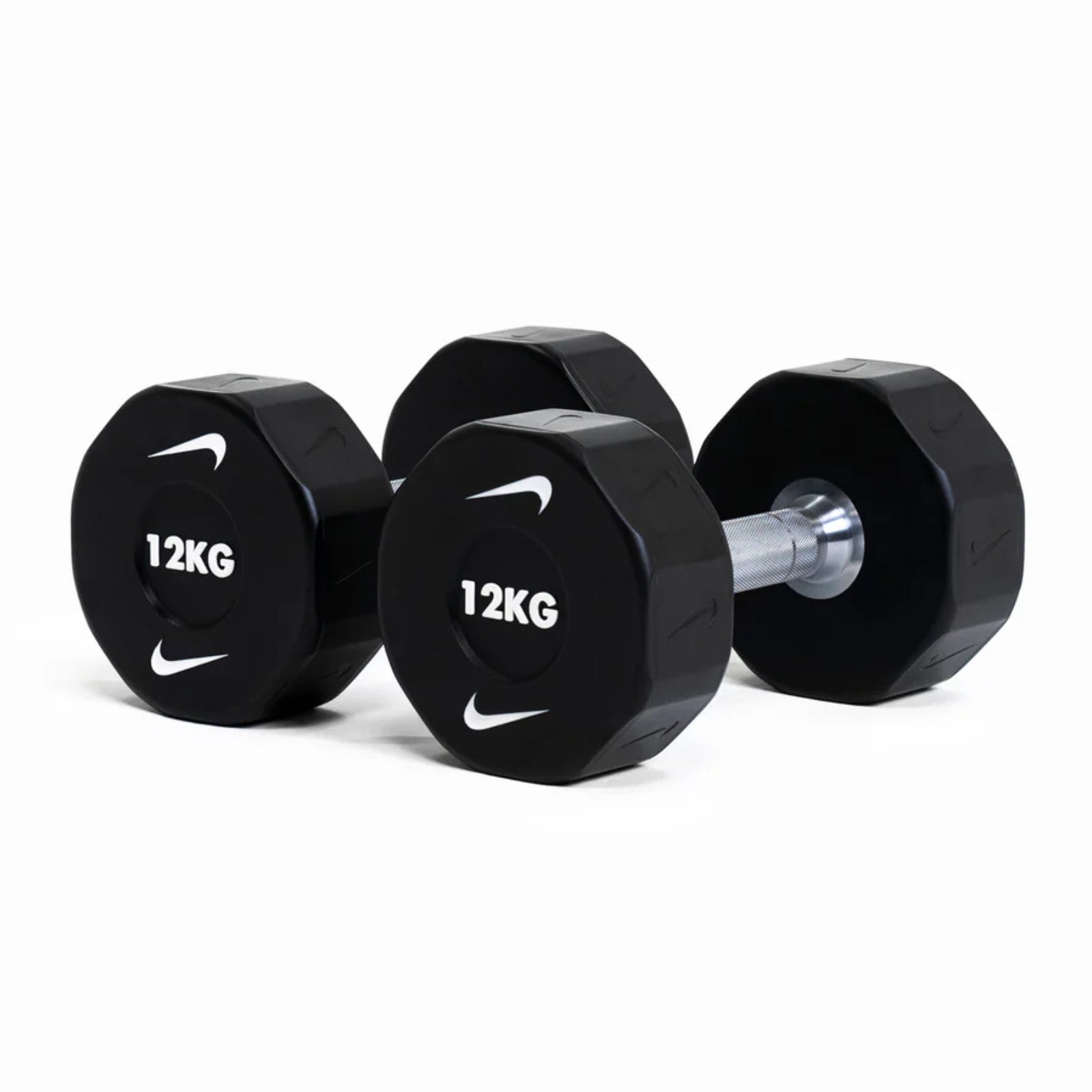 Nike Strength Pro Urethane Dumbbells - Zwart - Verkocht per paar