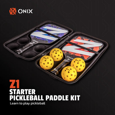 ONIX Z1 Pickleball Set - 2x recreationele Pickleball paddles + ballen