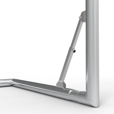 Opklapbaar professioneel aluminium voetbaldoel - Alusport TPI380V - 300 x 200 x 120 cm - incl. net