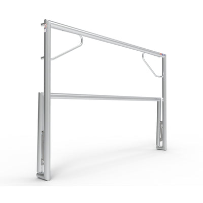 Opklapbaar professioneel aluminium voetbaldoel - Alusport TPI380V - 300 x 200 x 120 cm - incl. net