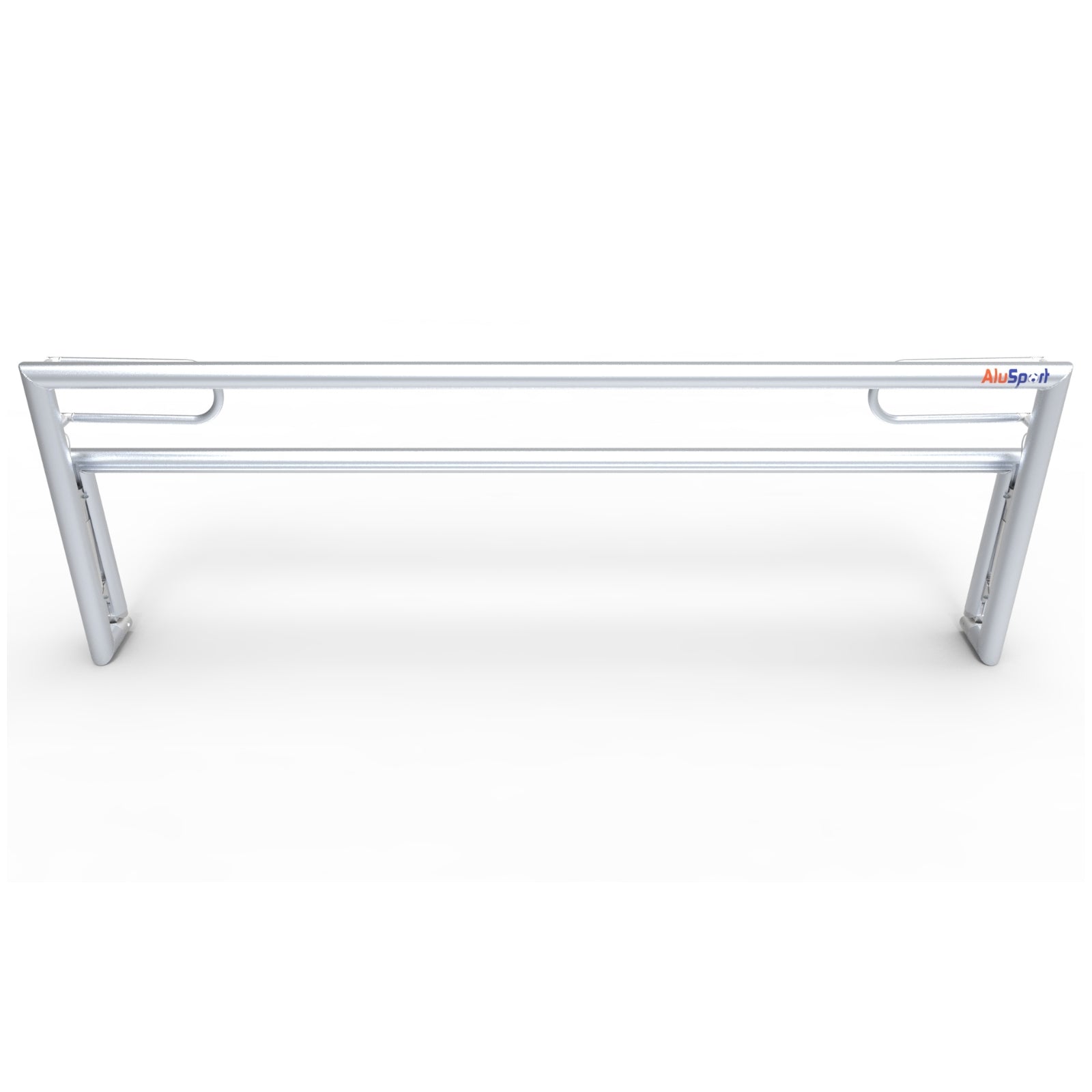 Opklapbaar klein aluminium voetbaldoel - Alusport TRI3080V - 300 x 100 x 80 cm - incl. net