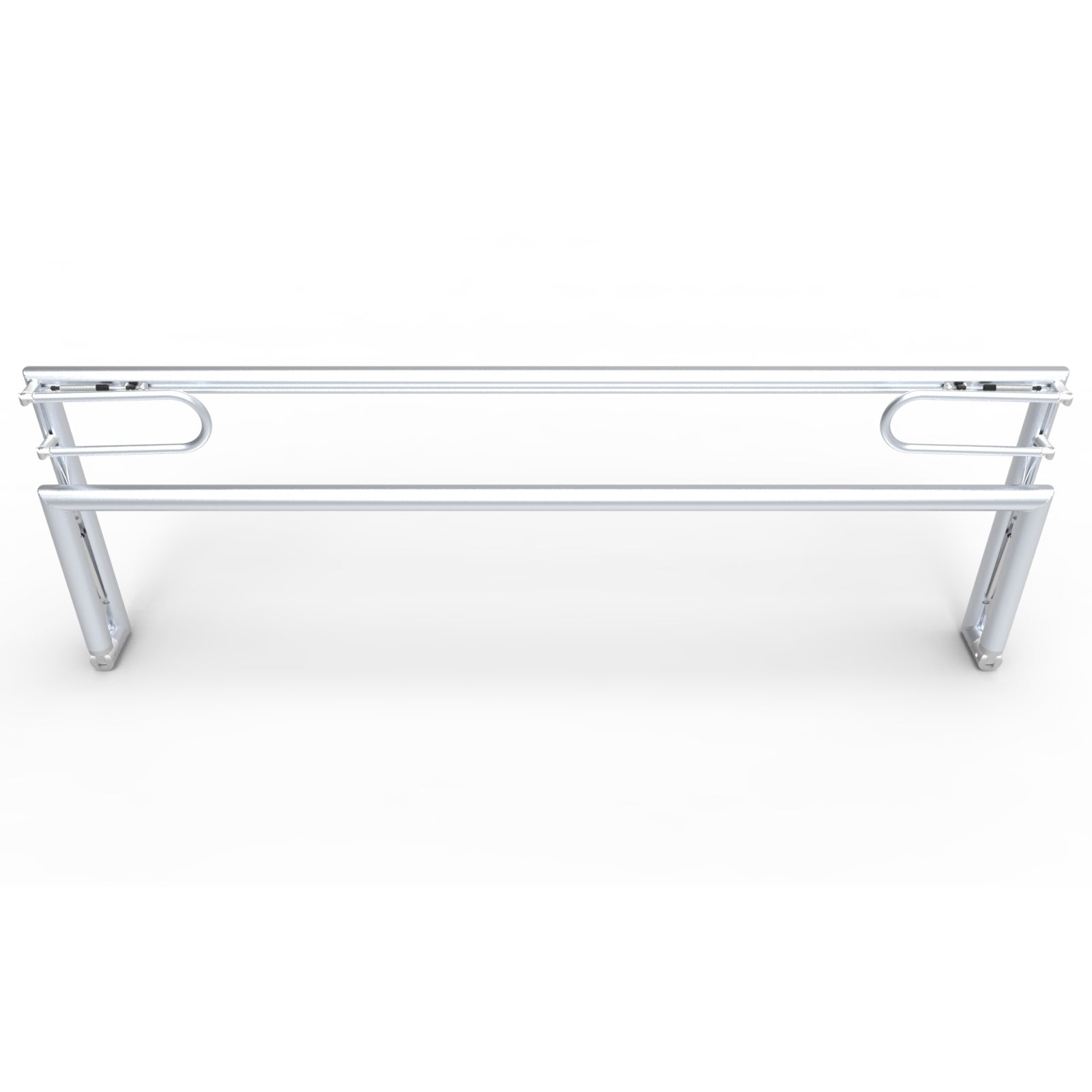 Opklapbaar klein aluminium voetbaldoel - Alusport TRI3080V - 300 x 100 x 80 cm - incl. net