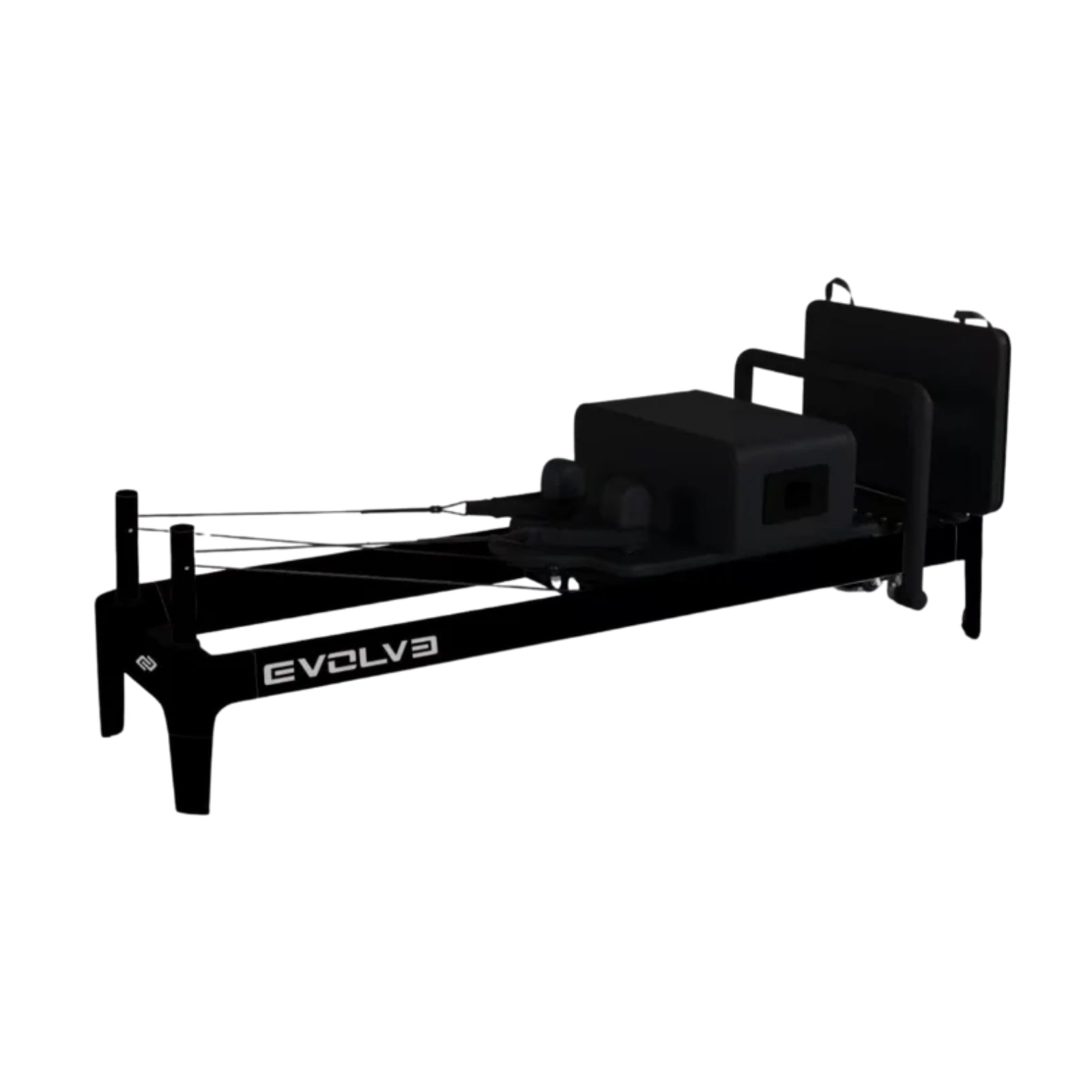 Tour de reformage Pilates en aluminium Black Edition - Gain de place et stockage vertical - Body & Exercise Pilates BE03