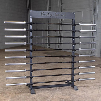 Pro Clubline SBS100 Horizontaal Barbell Rack - Opslagsysteem voor 10 halterstangen