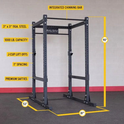 Full Power Rack - Body-Solid Pro Clubline SPR1000