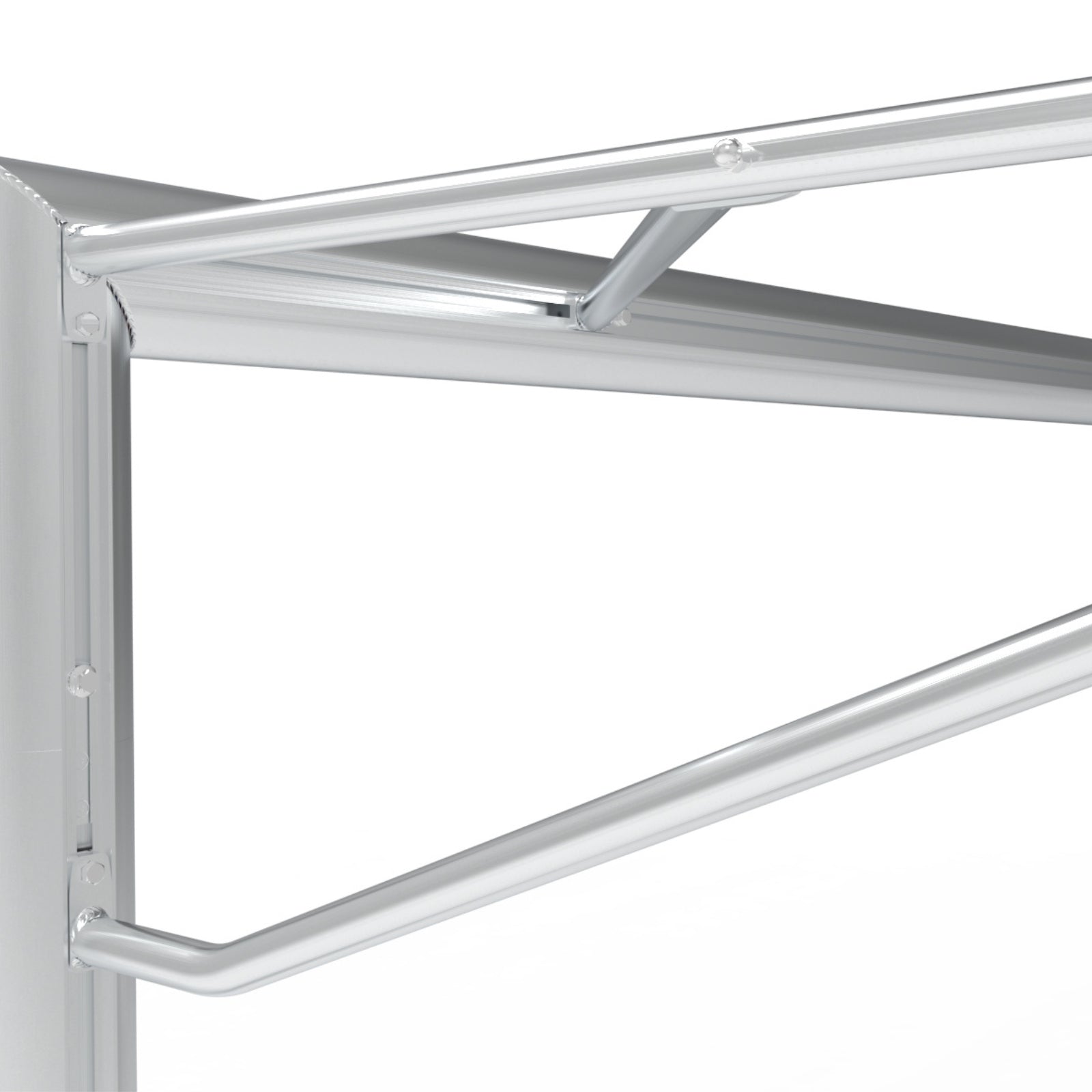 Professioneel aluminium demontabel senior voetbaldoel - Alusport TP710 - 732 x 244 x 170 cm - incl. net