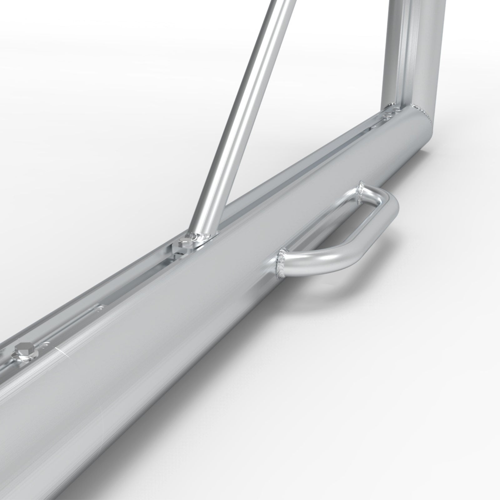 Professioneel aluminium demontabel senior voetbaldoel - Alusport TP710 - 732 x 244 x 170 cm - incl. net