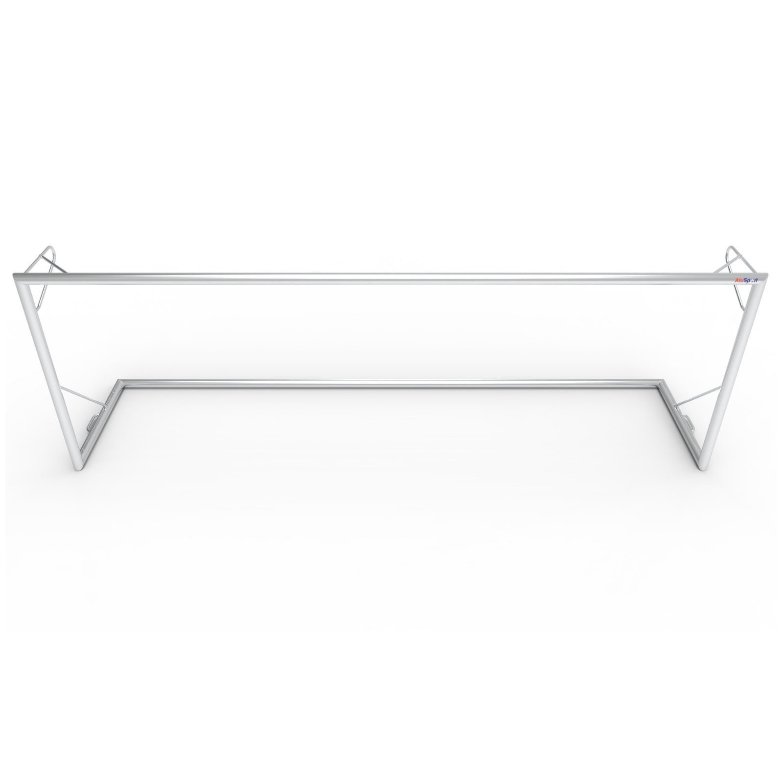 Professioneel aluminium demontabel senior voetbaldoel - Alusport TP710 - 732 x 244 x 170 cm - incl. net