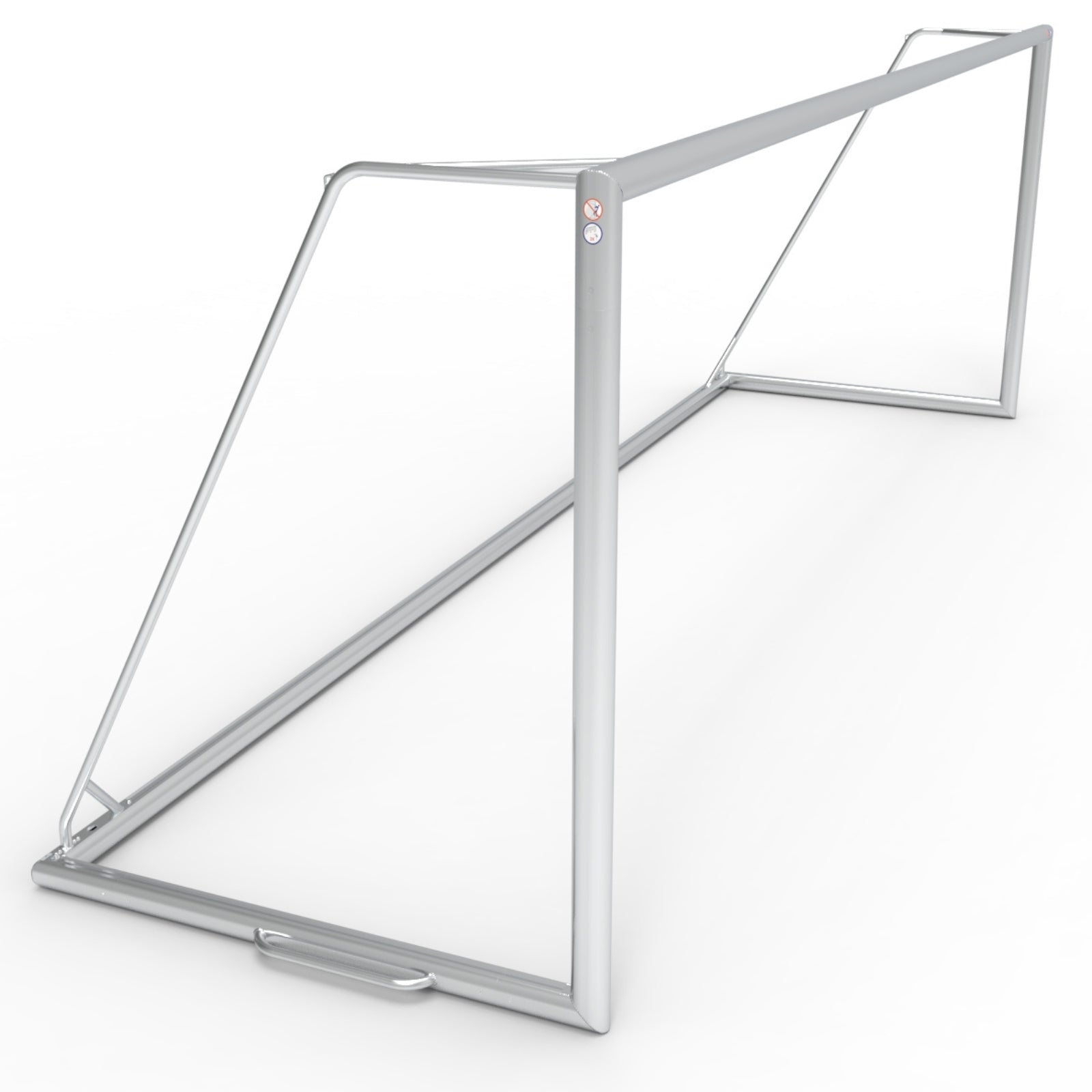 Professioneel aluminium demontabel senior voetbaldoel - Alusport TPW720D - 732 x 244 x 200 cm - incl. net