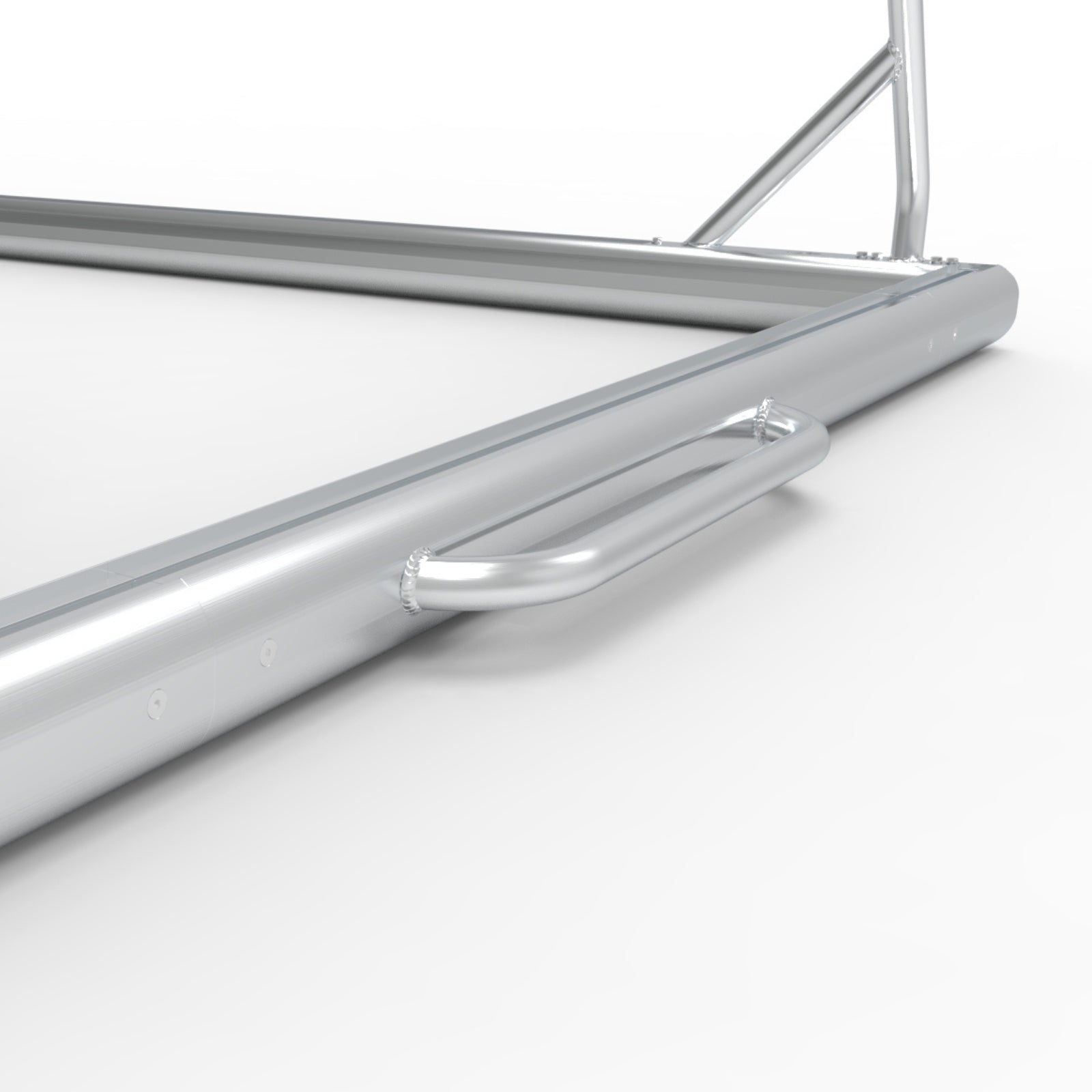 Professioneel aluminium demontabel senior voetbaldoel - Alusport TPW720D - 732 x 244 x 200 cm - incl. net