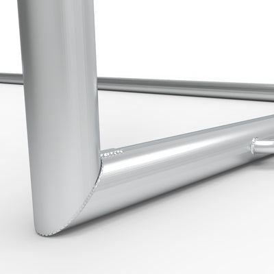 Professioneel aluminium senior voetbaldoel - Alusport TPW711 - 732 x 244 cm - incl. net