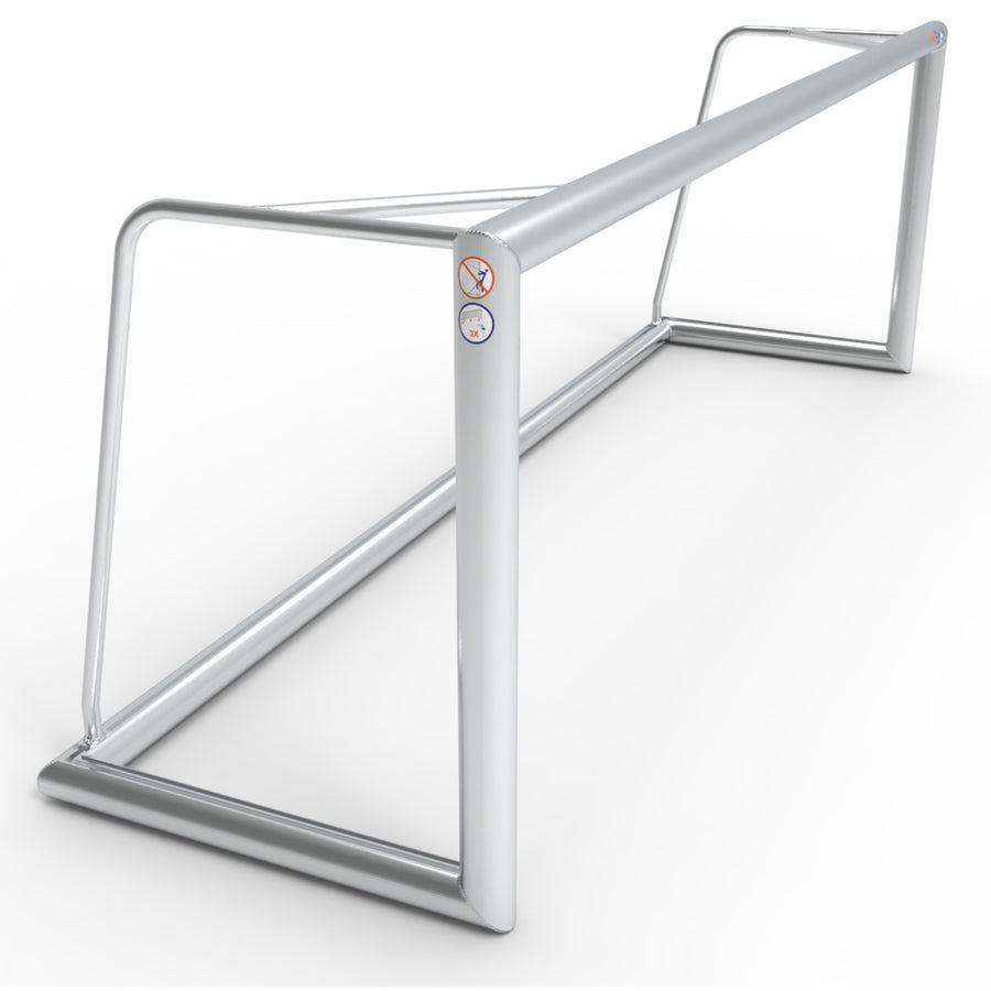 But de football professionnel en aluminium pour entraînement - Alusport TR3082 - 300 x 100 x 80 cm - filet inclus