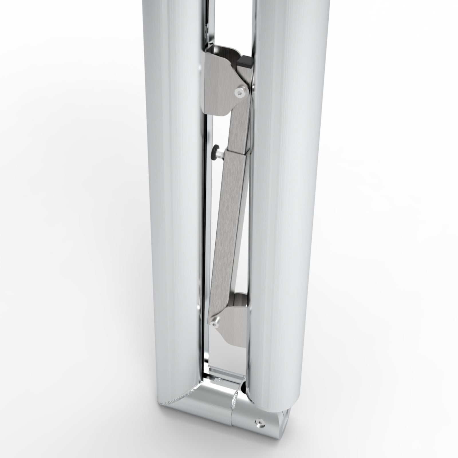 Opklapbaar professioneel aluminium voetbaldoel - Alusport TPI580V - 500 x 200 x 160 cm - incl. net