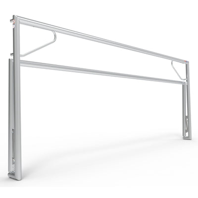 Opklapbaar professioneel aluminium voetbaldoel - Alusport TPI580V - 500 x 200 x 160 cm - incl. net