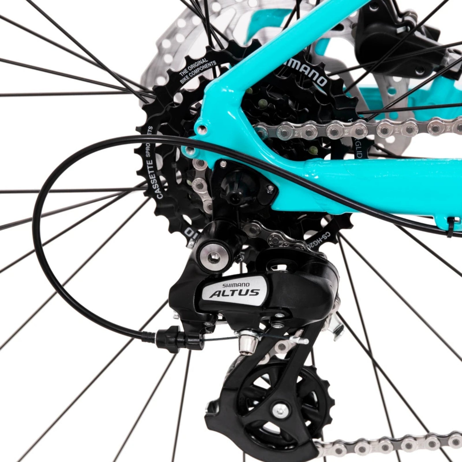 Rock Machine Catherine 10-29 Mountainbike Turquoise - 29 inch wielen / Unisex 14V Hydraulische Schijfrem