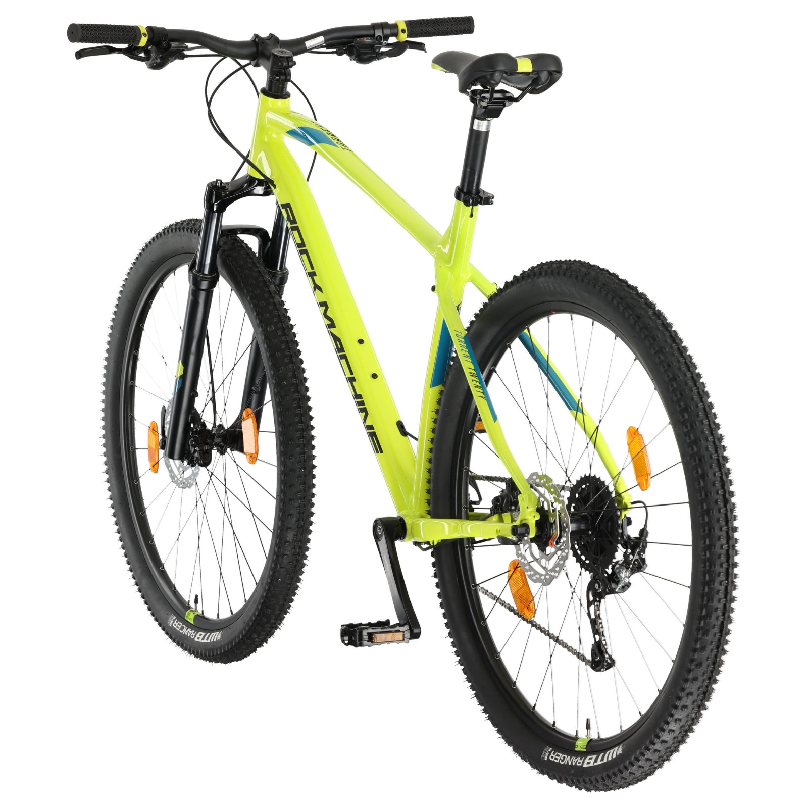 VTT Rock Machine Torrent 20-29 Jaune XL - Roues de 29 pouces / Unisexe Freins à disque hydrauliques 18V