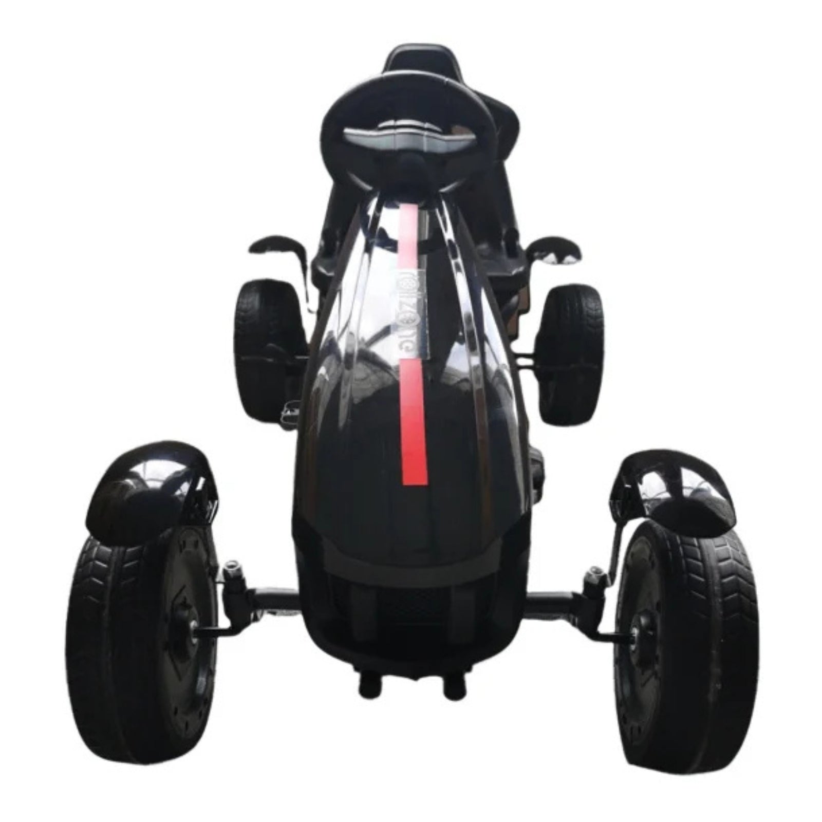 Zwarte skelter - Rollzone RZGK001 - Voor kinderen 4 - 8 jaar