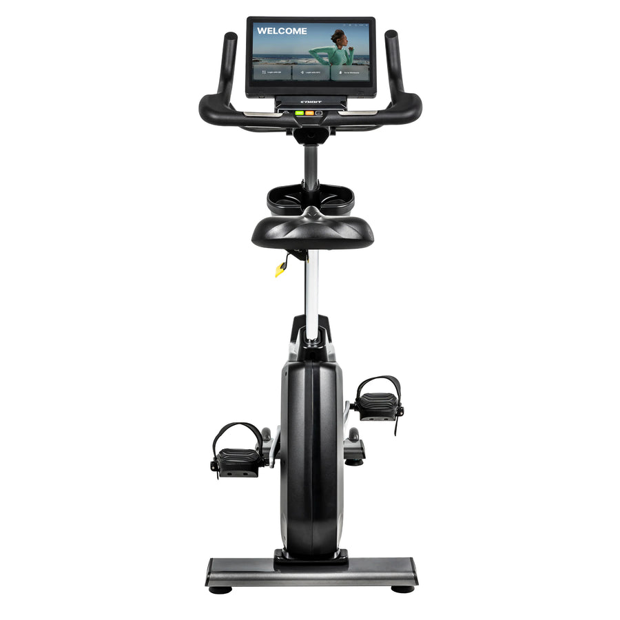 Vélo d'exercice professionnel Spirit Fitness CU1000ENT Phantom avec écran de divertissement tactile - Installation gratuite à domicile
