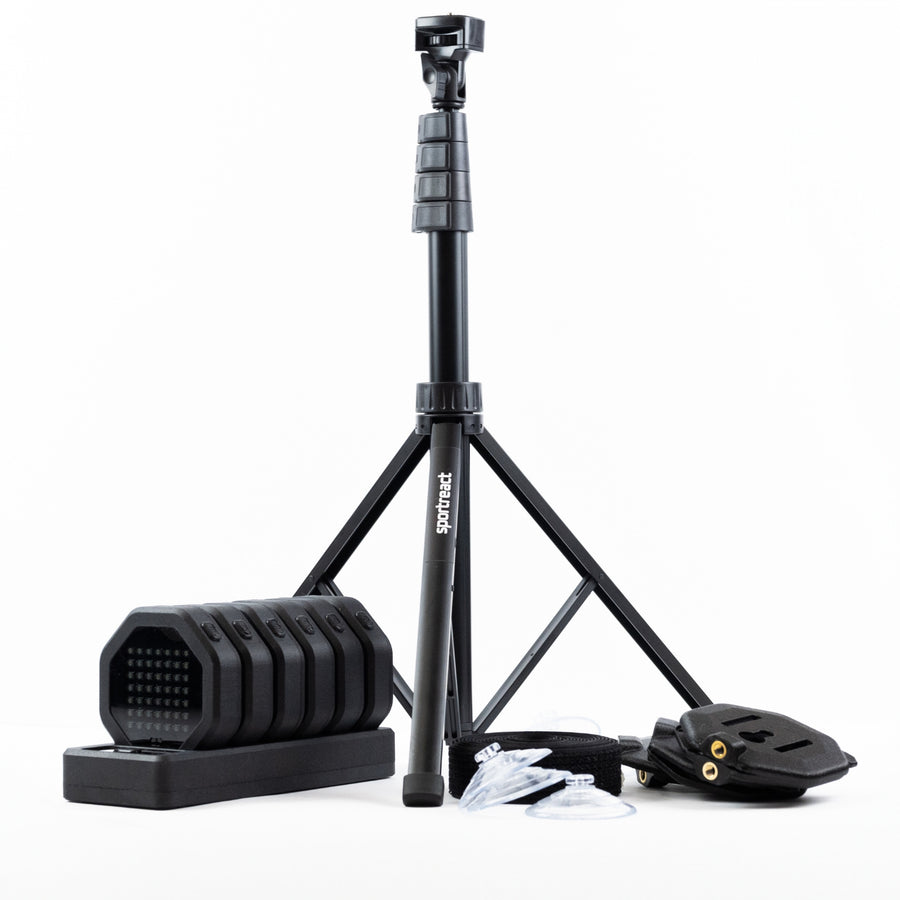 Kit de démarrage Sportreact - Système complet d'agilité réactive - système de capteurs interactifs pour le temps de réaction et le timing pour les sports d'équipe, l'athlétisme, les sports de raquette, les arts martiaux et plus encore
