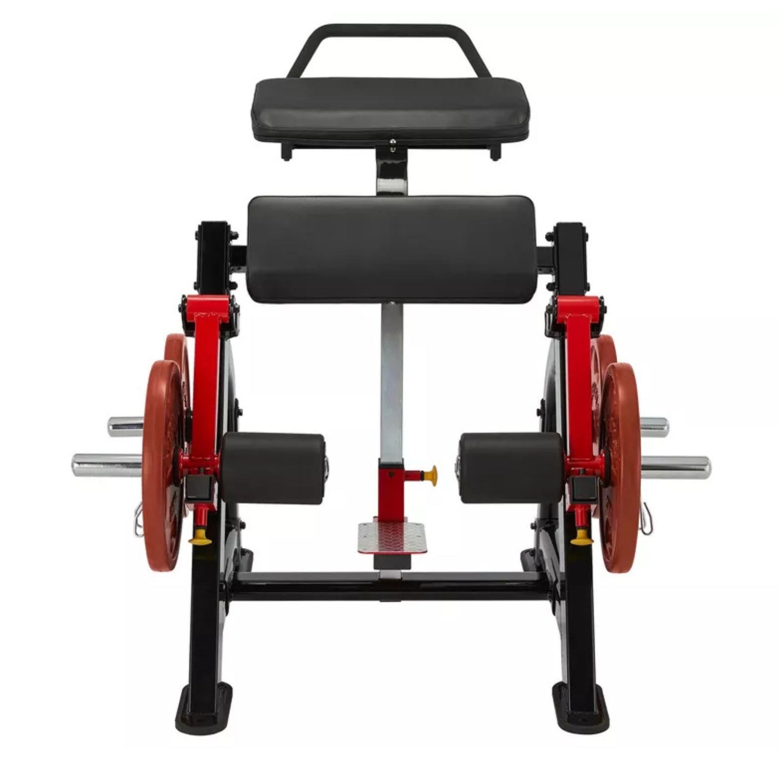 Standing Leg Curl Machine - Plate Loaded - Steelflex PLSLC-BR