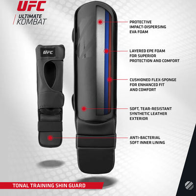 UFC Pro Tonal Grapple scheenbeschermers voor MMA/kickboks/muay thai