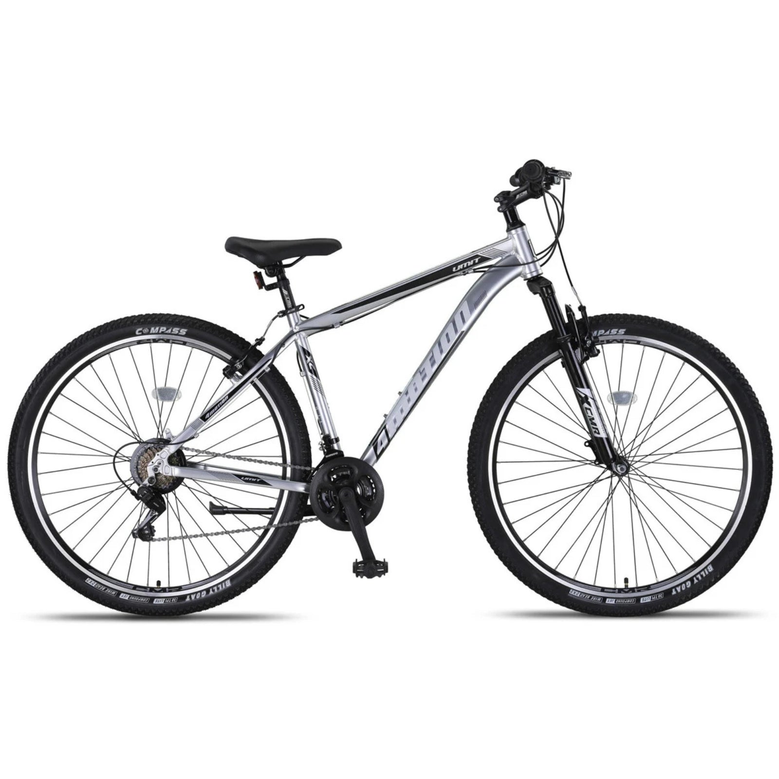 VTT Umit 4 Motion Chrome/Noir - Roues de 27,5 pouces / Unisexe Freins V-Brake 21V