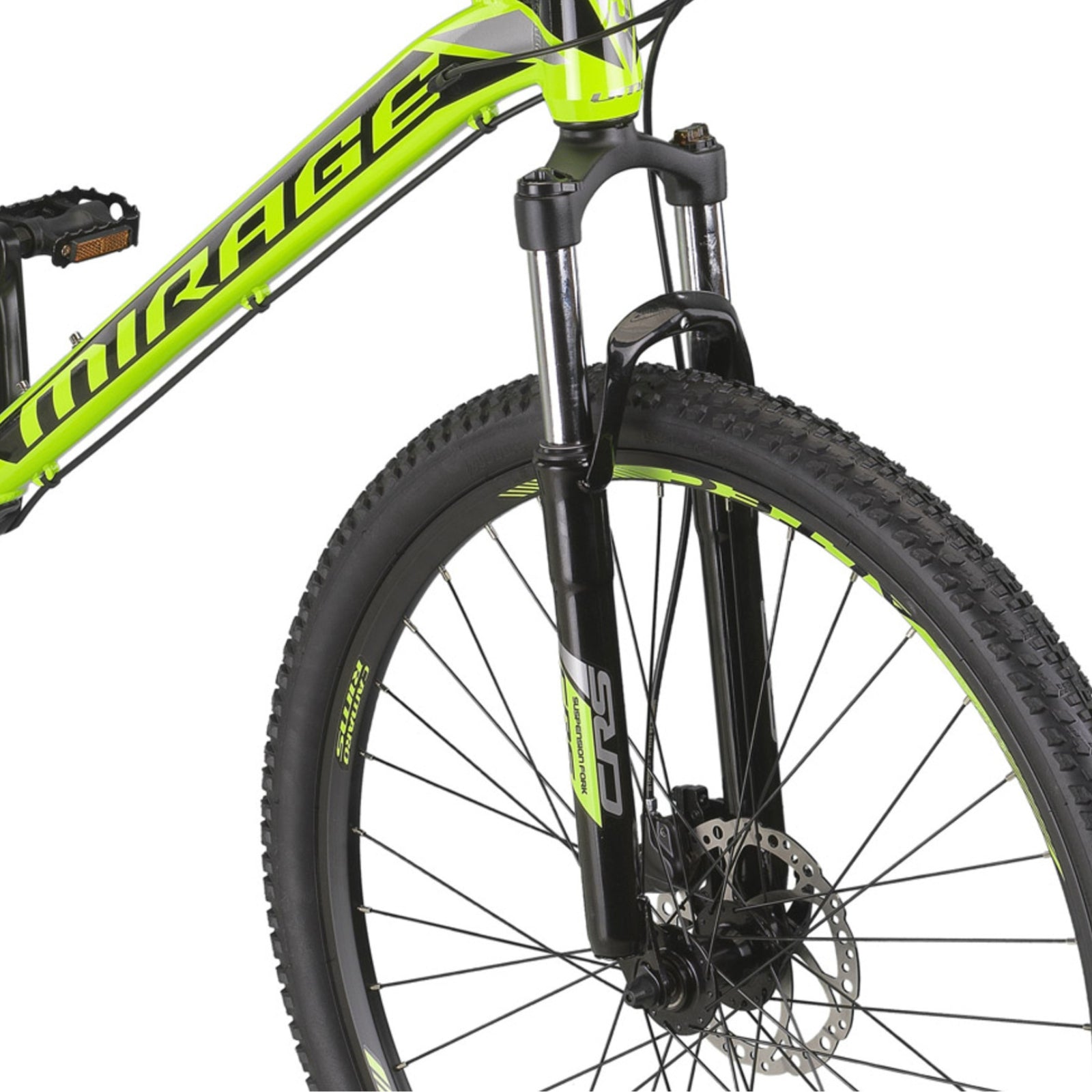 Umit Mirage Mountain Bike Lime/Zwart - 29 inch wielen / Unisex 21V V-Brakes