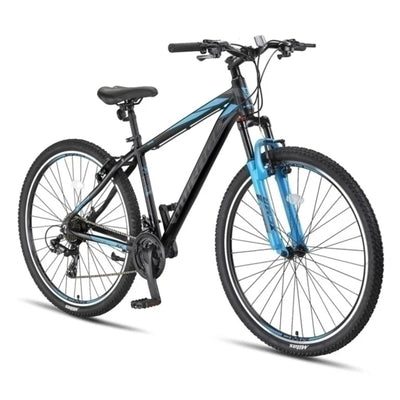 Umit Mirage Mountain Bike Zwart/blauw - 27.5 inch wielen / Unisex 21V V-Brakes