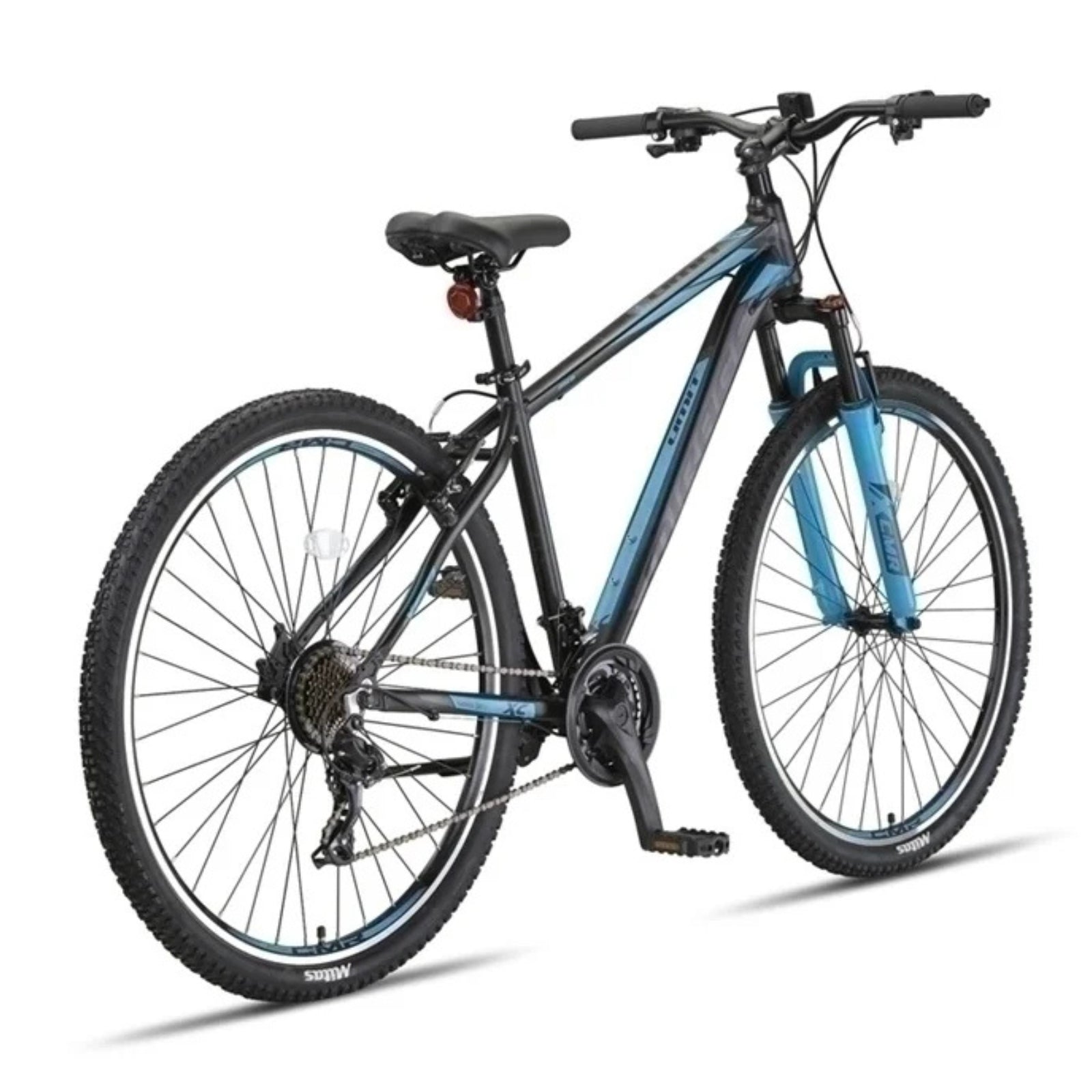 Umit Mirage Mountain Bike Zwart/blauw - 27.5 inch wielen / Unisex 21V V-Brakes
