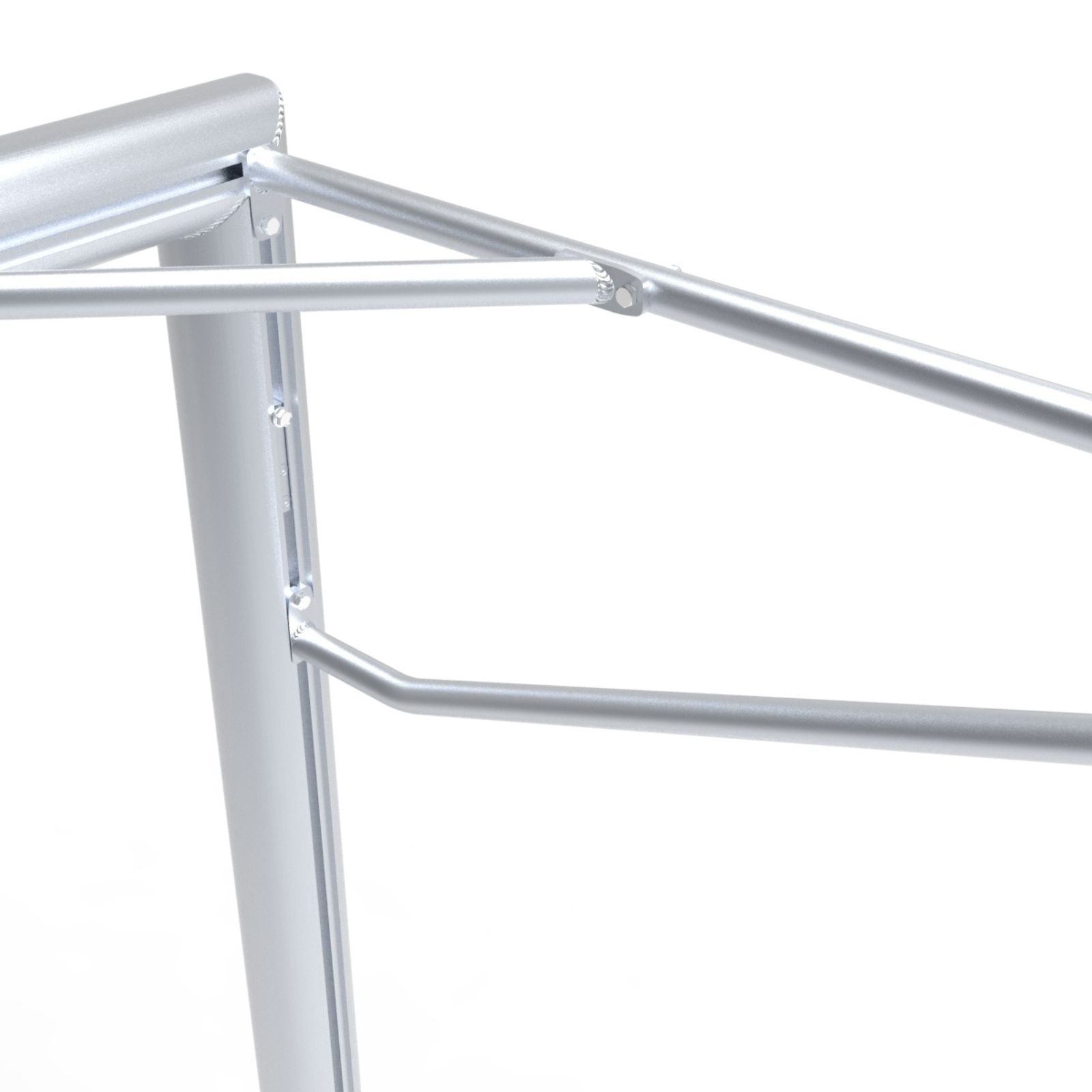 Vast aluminium voetbaldoel - Alusport VP310 - 300 x 200 cm - incl. net