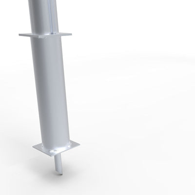 Vast aluminium voetbaldoel - Alusport VP310 - 300 x 200 cm - incl. net