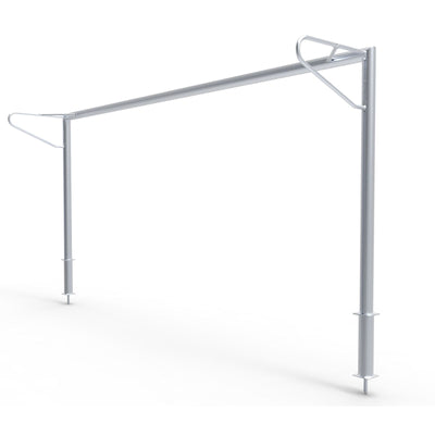 Vast aluminium voetbaldoel - Alusport VP510 - 500 x 200 cm - incl. net