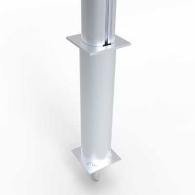 Vast aluminium voetbaldoel - Alusport VP510 - 500 x 200 cm - incl. net